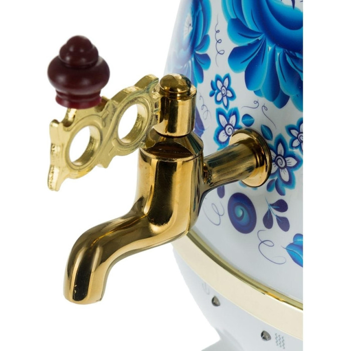 Электросамовар CENTEK CT-0092 A белый, голубой