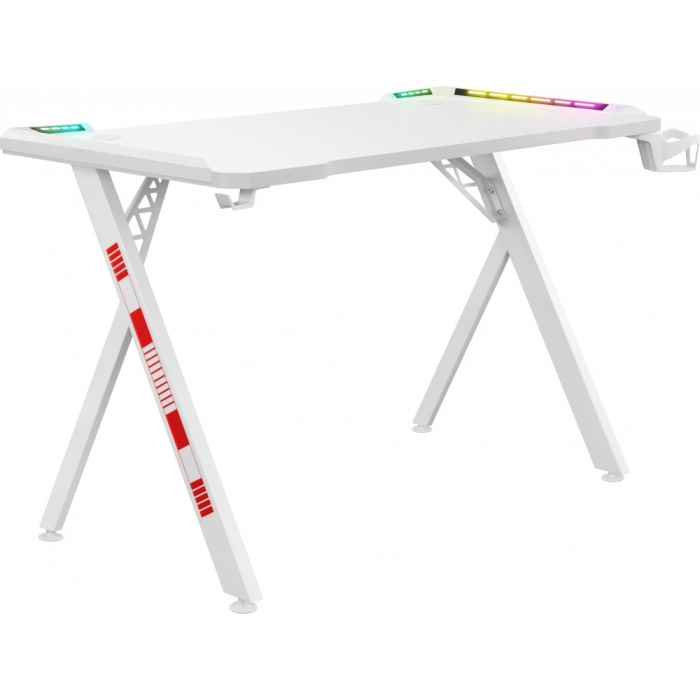 Компьютерный стол Defender Foton RGB 64308, 110x60x75 см, белый