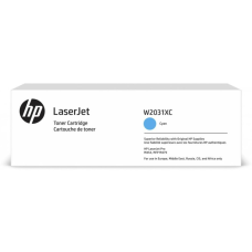 Картридж HP Europe/415X/Лазерный цветной/№415/Голубой