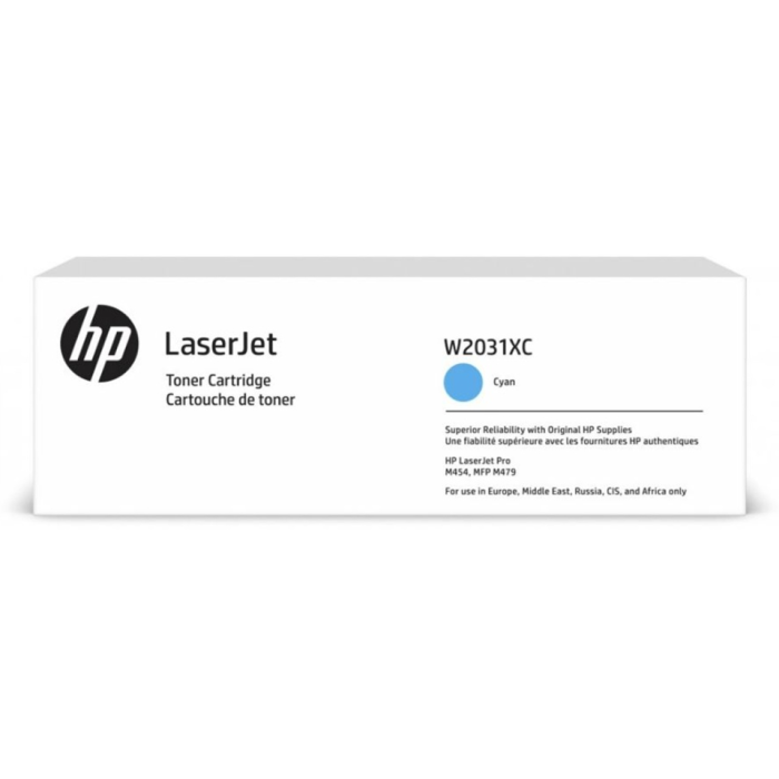 Картридж HP Europe/415X/Лазерный цветной/№415/Голубой