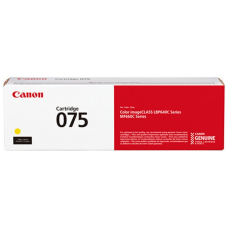 Canon 075 (6362C002AA) с чипом желтый (yellow)