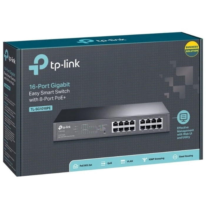 TP-LINK TL-SG1016PE черный