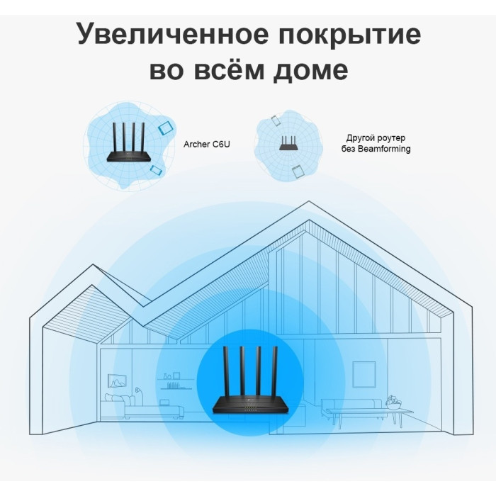 TP-LINK Archer C6U черный