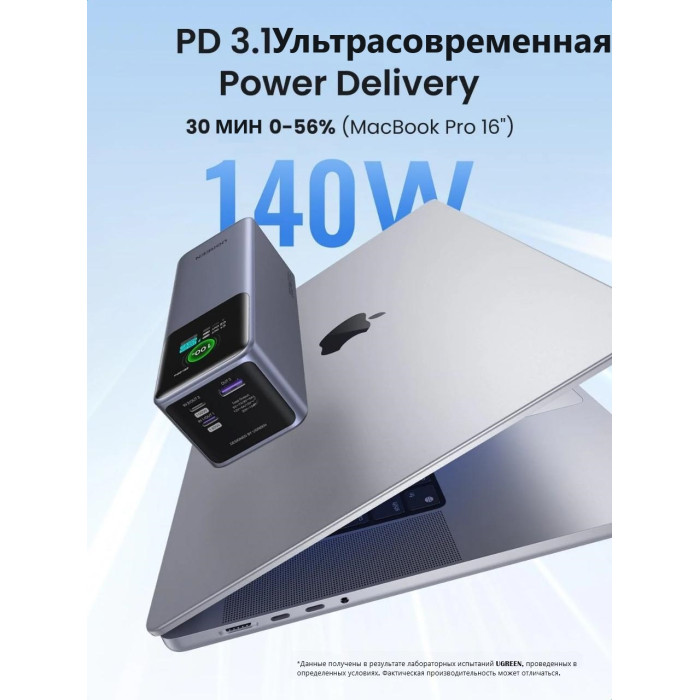 Ugreen 35525 25000 мАч серый