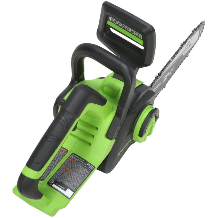 Цепная пила аккумуляторная Greenworks 2007007UB GD24CS30 24V 30см бесщеточная c 1хАКБ 4 Ач и ЗУ