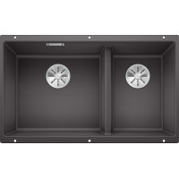 Blanco Subline 430/270-U подстольная 46х75.5х20 см, искусственный гранит, тон темная скала