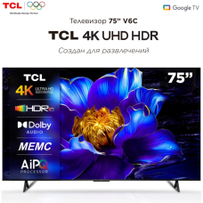 Телевизор TCL LED 75V6C