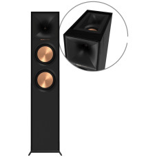 Klipsch Reference R-605FA Floorstanding Speaker with Dolby Atmos, Black, Single