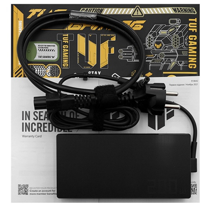 ASUS TUF Gaming F15 15.6' / 16 Гб / SSD 512 Гб / DOS / FX507ZC4-HN009 / 90NR0GW1-M000P0