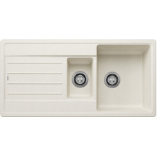 Кухонная мойка Blanco Legra 6S мягкий белый (527088) 100х50х19 см, искусственный гранит, тон мягкий белый