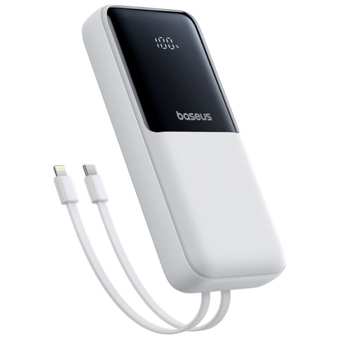 Портативный внешний аккумулятор Baseus Lipow 20000mAh 22.5W White (P10079102213-00)