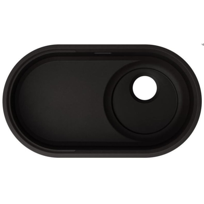 Кухонная мойка Blanco Oovalon 700-U черный (527989) 75.6х43х20 см, искусственный гранит, тон черный