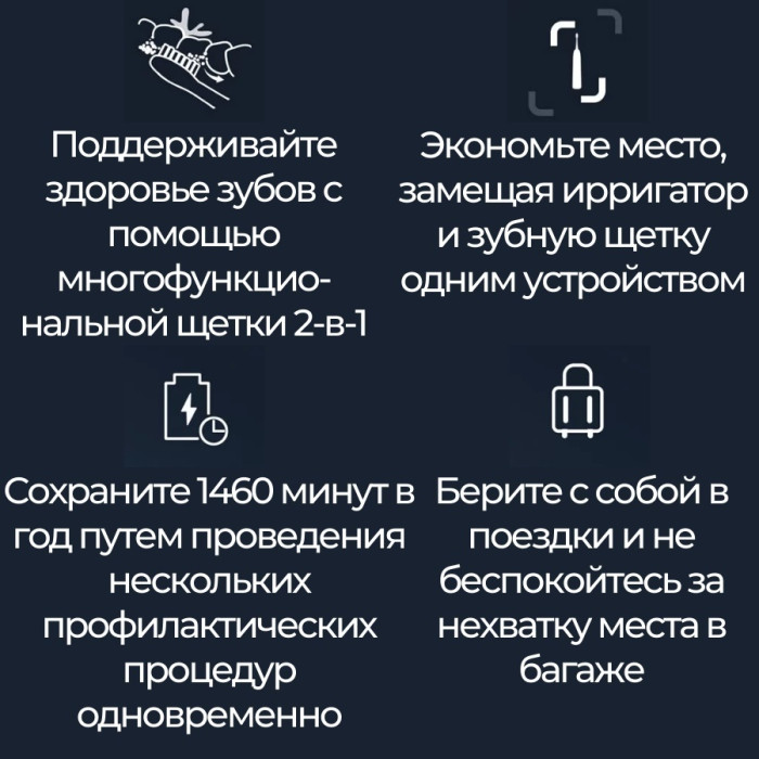 Зубная щетка-Ирригатор Xiaomi Soocas Neos T03