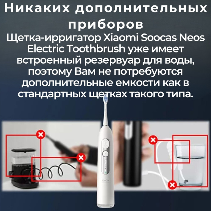 Зубная щетка-Ирригатор Xiaomi Soocas Neos T03