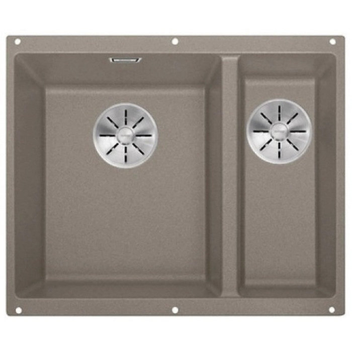 Кухонная мойка Blanco Subline 340/160-U LH серый беж (523556) 55.5х46х19 см, искусственный камень, тон серый беж