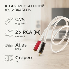 Кабель Atlas Achromatic RCA - RCA 0.75 м