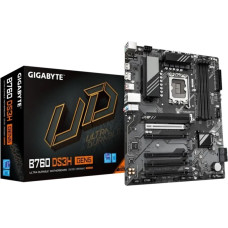 Материнская плата GIGABYTE B760 DS3H GEN5, LGA1700, B760, 4xDDR5, PCIe5.0, HDMI+DP, 2xM.2, ATX
