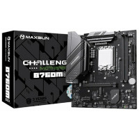 Материнская плата MaxSun Challenger B760M D5, LGA1700, 2xDDR5, 3xSATA, 2xM.2, HDMI+VGA, mATX