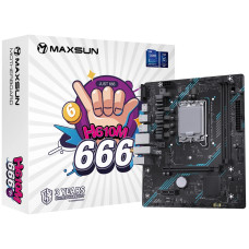 Материнская плата MaxSun MS-H610M 666 WIFI6 D5, LGA1700, 2xDDR5, PCIe4.0, HDMI+VGA, M.2, mATX