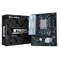 Материнская плата MaxSun B760M GAMING WIFI GANK, LGA1700, 2xDDR5, 3xSATA, 1xM.2, HDMI+VGA, mATX