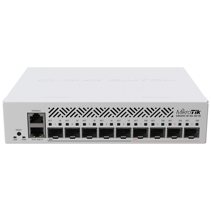 Коммутатор MikroTik CRS310-1G-5S-4S+OUT