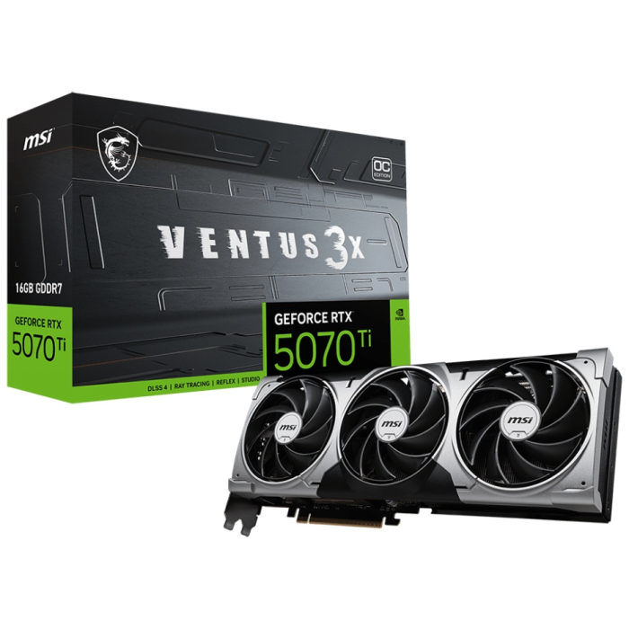 MSI GeForce RTX 5070Ti 16G VENTUS 3X OC 16 Гб