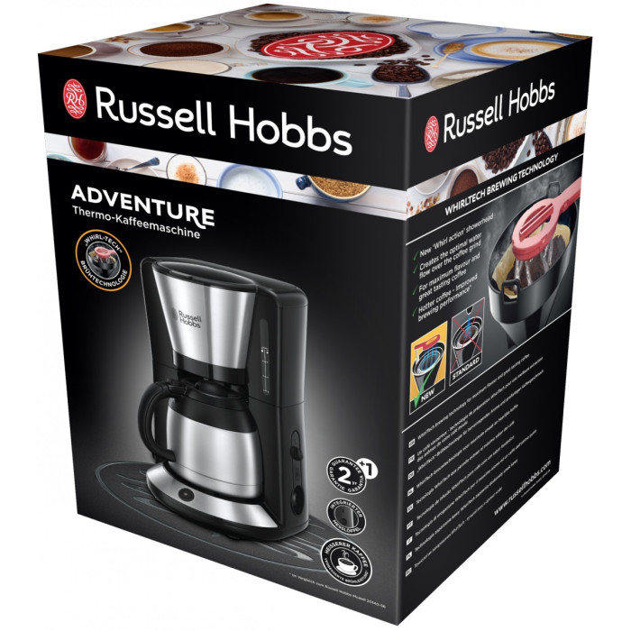 Кофеварка Russell Hobbs 24020-56 мультиколор, черный