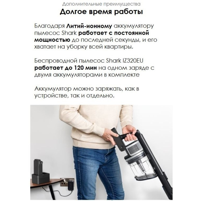 Shark IZ320EU черный
