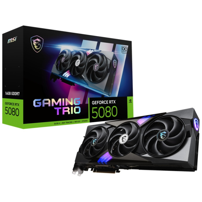 MSI GeForce RTX 5080 GAMING TRIO OC G5080-16GTC 16 Гб