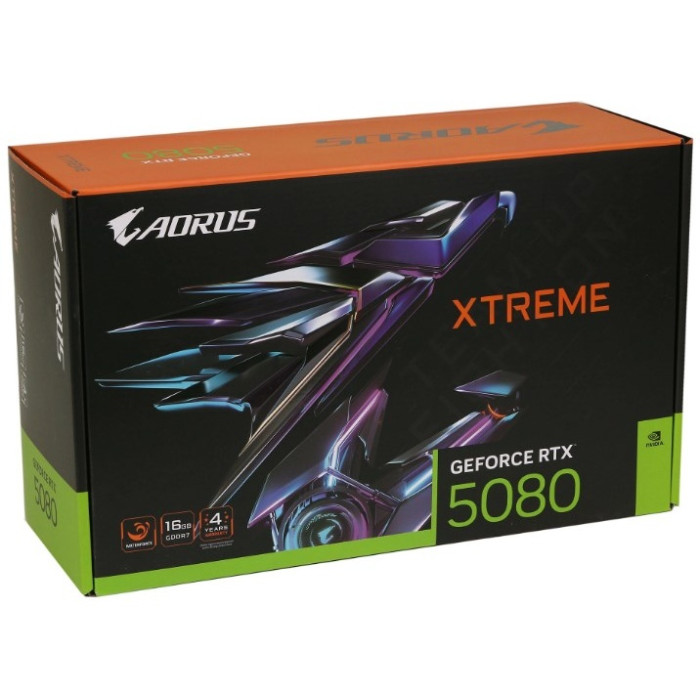 GIGABYTE RTX 5080 Xtreme Waterforce GV-N5080AORUSX W-16GD 16 Гб
