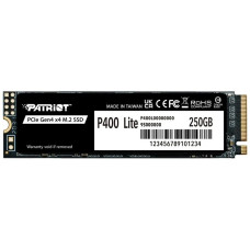 Твердотельный накопитель SSD 250 Gb M.2 PCI-E Patriot P400 Lite P400LP250GM28H, R3200/W1300