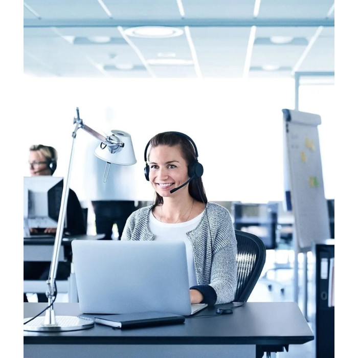 Jabra EVOLVE 20 SE Stereo MS USB C/A adapter Leather черный