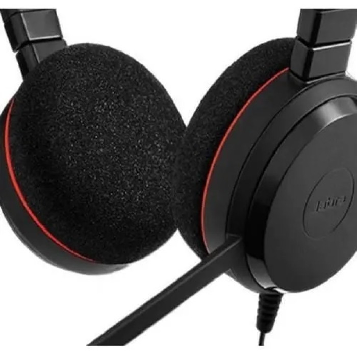 Jabra EVOLVE 20 SE Stereo MS USB C/A adapter Leather черный