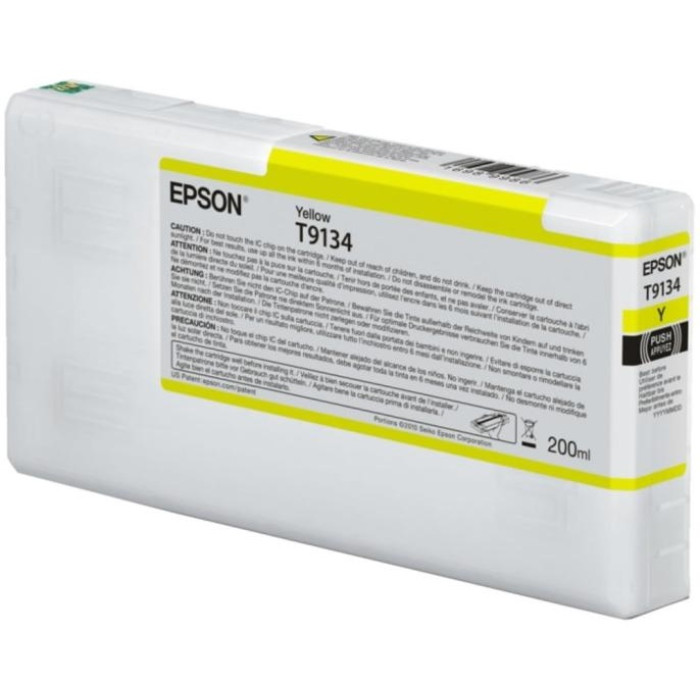 Epson C13T913400 без чипа желтый (yellow)