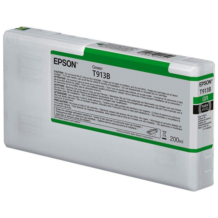 Epson T913B (C13T913B00) без чипа зеленый