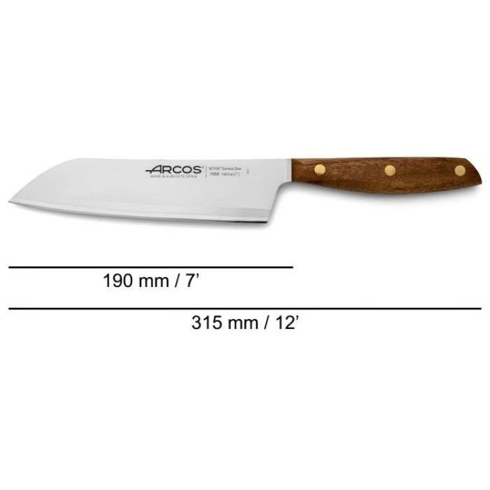ARCOS сантоку Nordika 166600, лезвие: нержавеющая сталь 1 шт