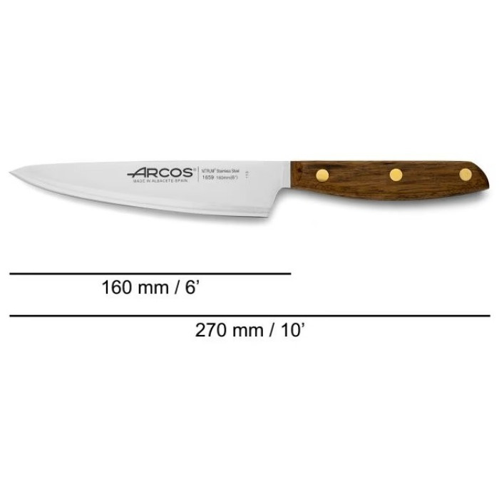ARCOS универсальный Nordika 165900, лезвие: нержавеющая сталь 1 шт