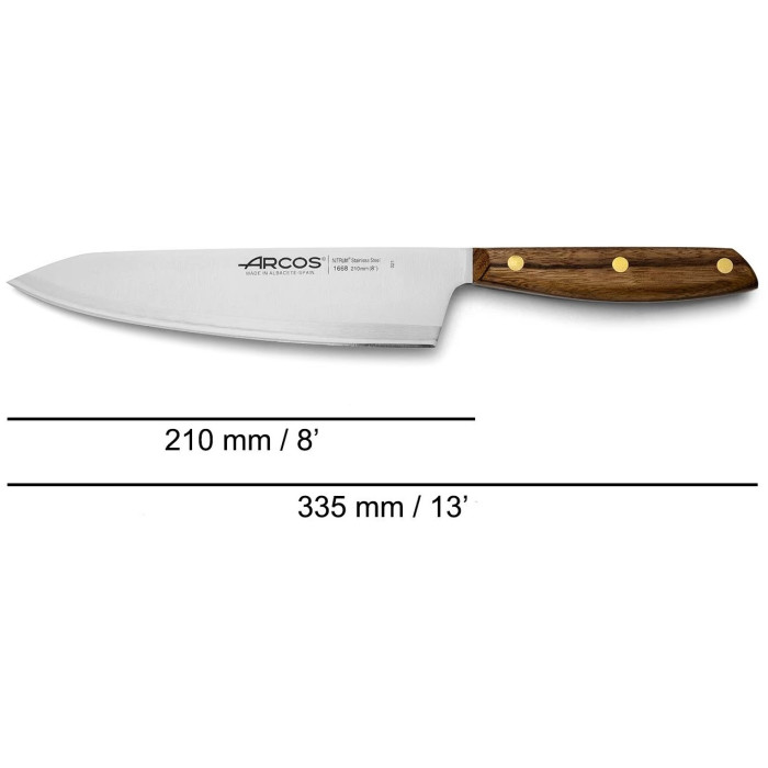 ARCOS универсальный Nordika 166800, лезвие: нержавеющая сталь 1 шт