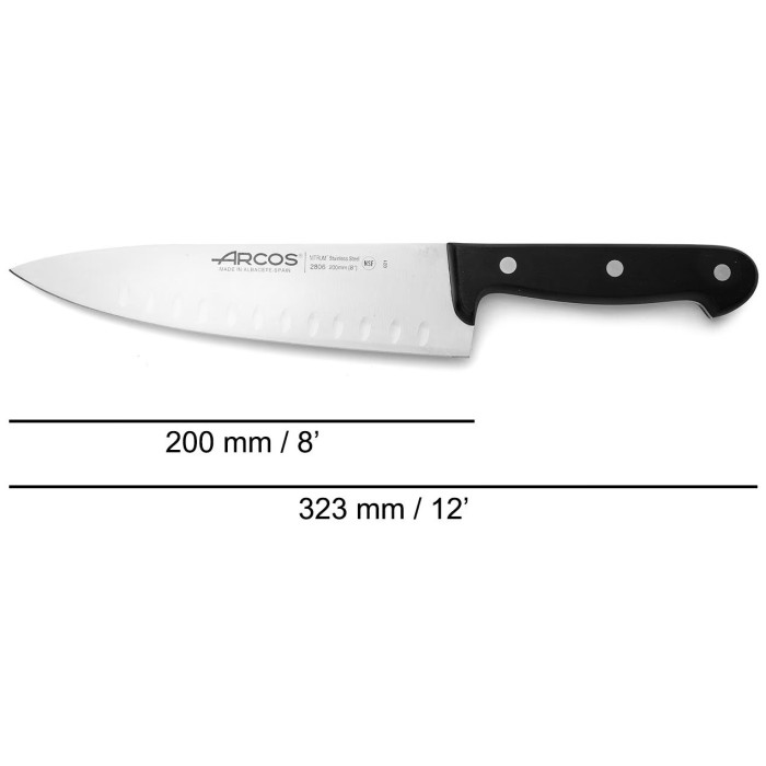 ARCOS шеф-нож Universal Kitchen 280601, лезвие: нержавеющая сталь 1 шт