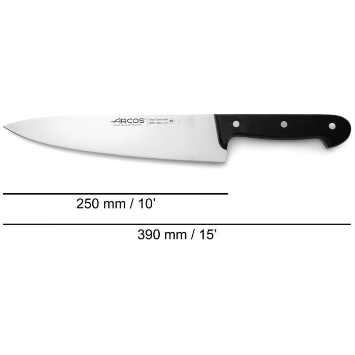 ARCOS поварской Universal Kitchen 280704, лезвие: нержавеющая сталь 1 шт