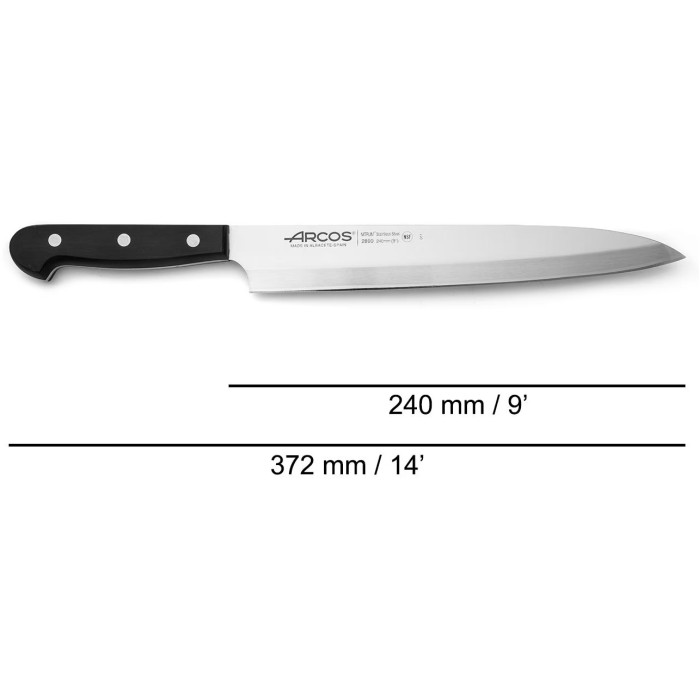 ARCOS сашими Universal 289904, лезвие: нержавеющая сталь 1 шт