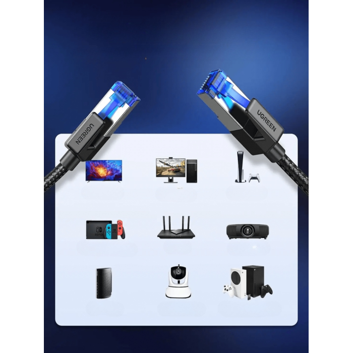 Кабель Ugreen RJ-45 - RJ-45 20 м NW153 30800