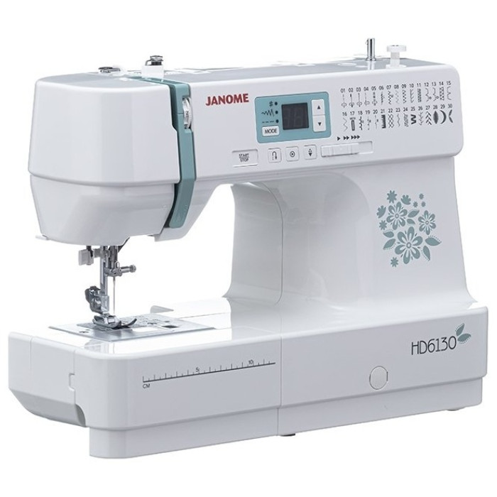 Janome HD 6130 белый, зеленый