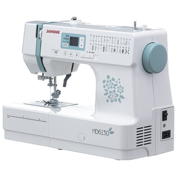 Janome HD 6130 белый, зеленый