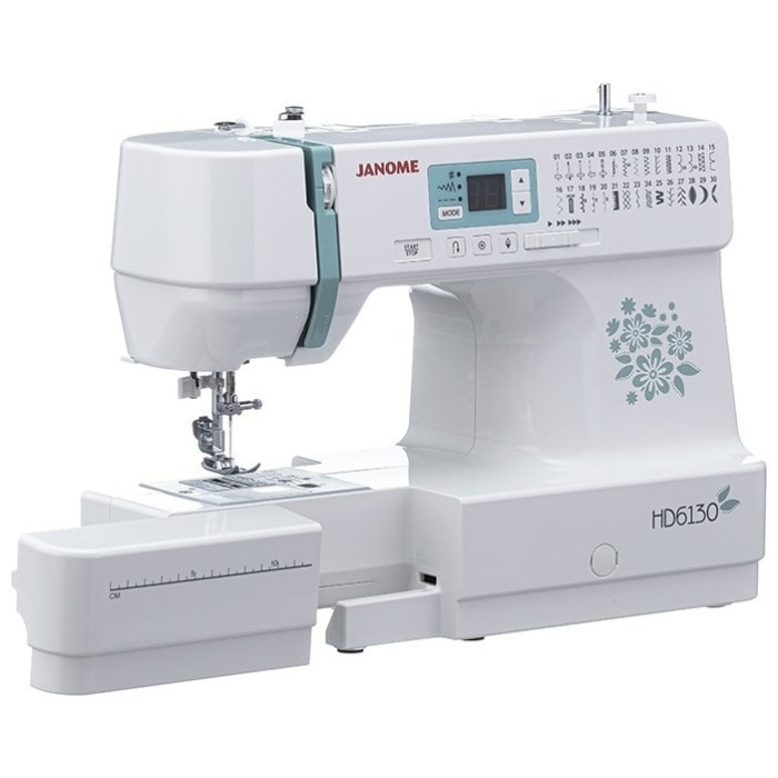 Janome HD 6130 белый, зеленый
