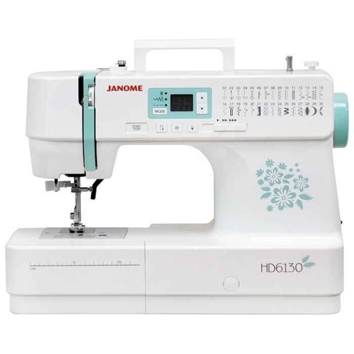Janome HD 6130 белый, зеленый