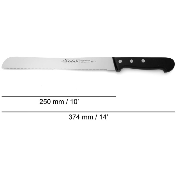 ARCOS для хлеба Universal Kitchen 282204, лезвие: нержавеющая сталь 1 шт