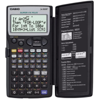 CASIO FX-5800P-S-EH, 5-разрядный, черный