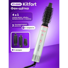 Kitfort KT-4240 фен-щетка зеленый