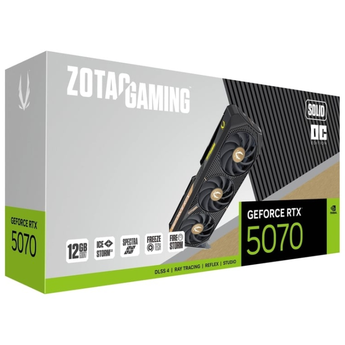 ZOTAC GAMING GeForce RTX 5070 SOLID OC ZT-B50700J-10P 12 Гб